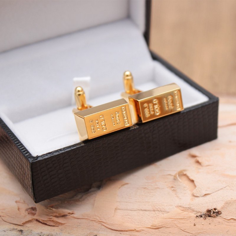 Gold Bar Cufflinks