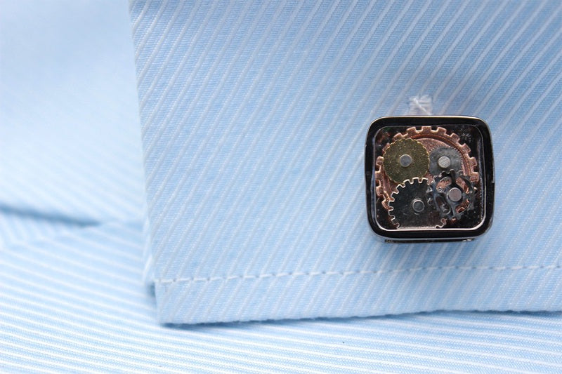 Steampunk Gears Cufflinks