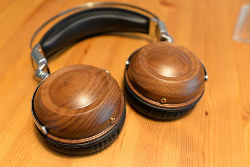 DIY 50mm Wood HIFI  Wired 3.5mm Headphones