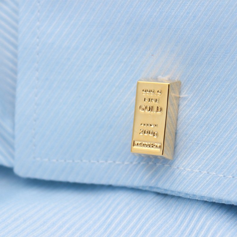 Gold Bar Cufflinks