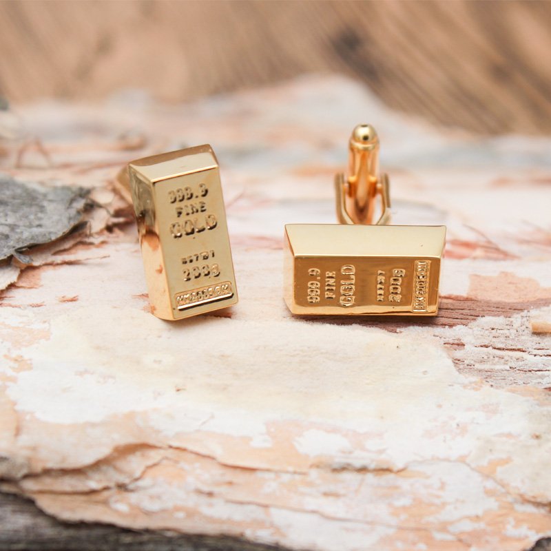 Gold Bar Cufflinks