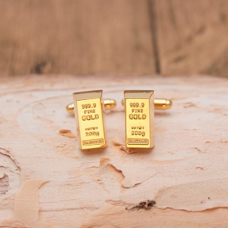 Gold Bar Cufflinks