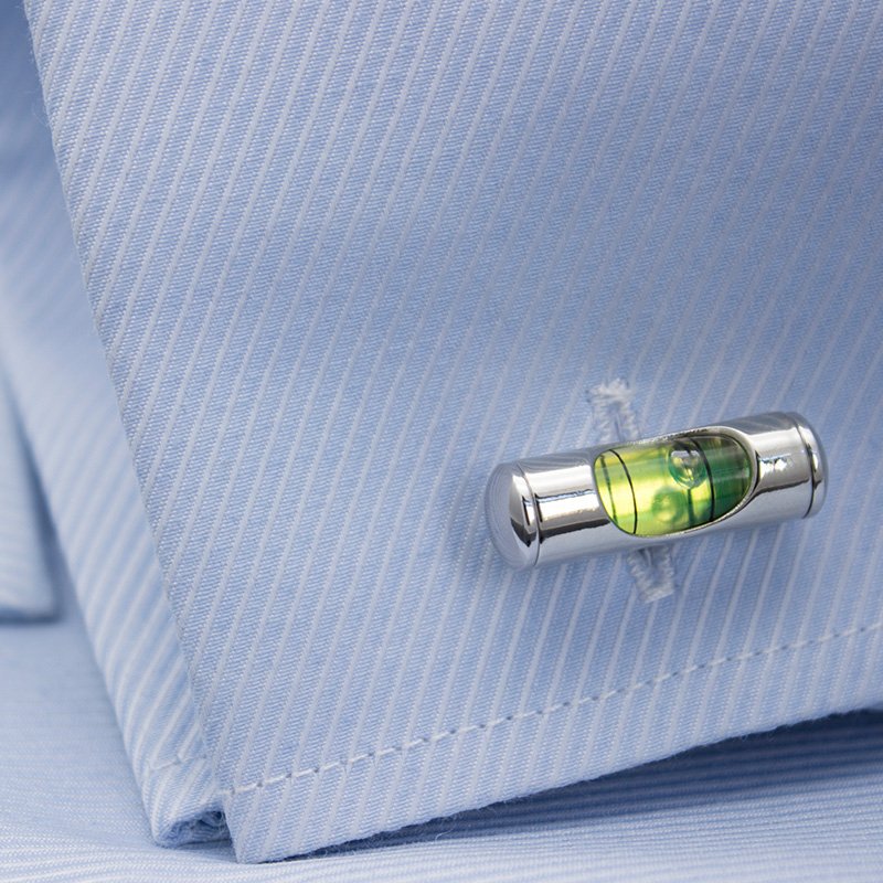 Bubble Level Cufflinks