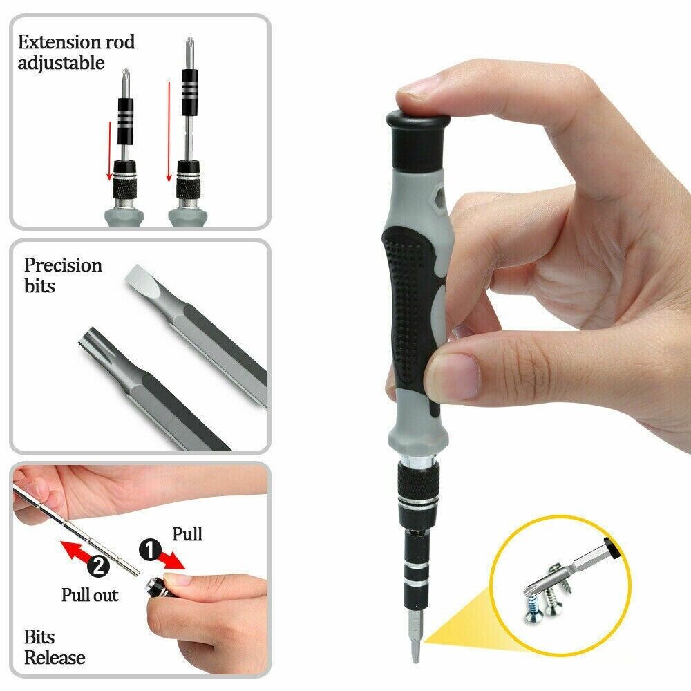 Magnetic Screwdriver Bit Set For iPhone Macbook Tool Kit Set Repair