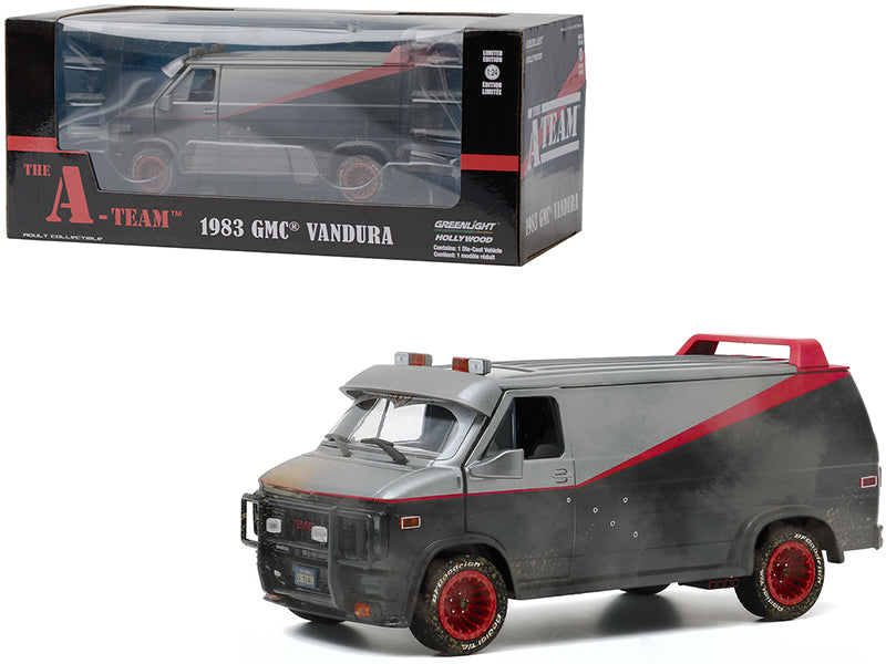 1983 GMC Vandura Van Weathered Version with Bullet Holes \The A-Team\"