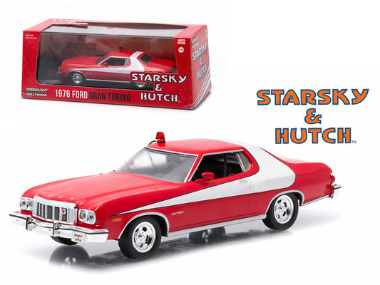 1976 Ford Gran Torino Red with White Stripe \Starsky and Hutch\"