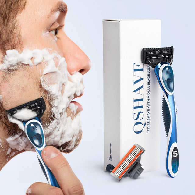 Blue Men Shave Razor