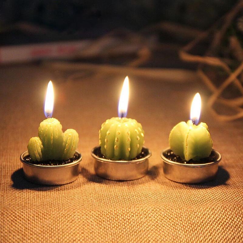 Cactus Candle 6PCS Set