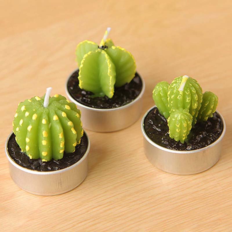 Cactus Candle 6PCS Set