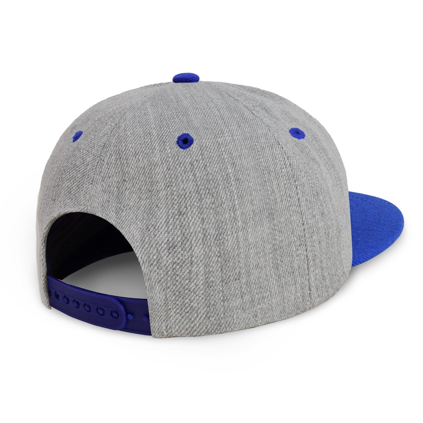 Two-Tone Heather Grey Flat Bill